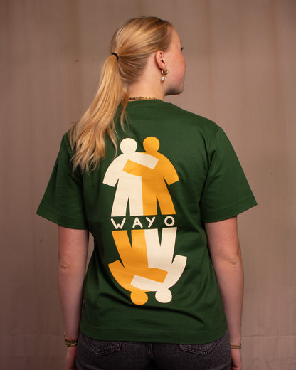 Let's Be Friends Tee - Forest Green