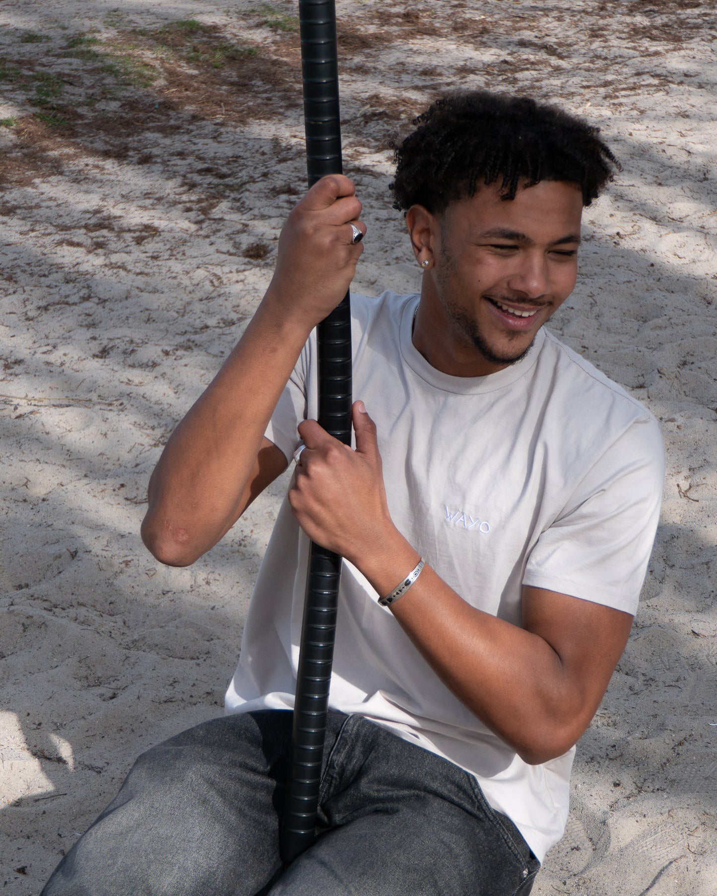 Music Connects People Tee - Bone